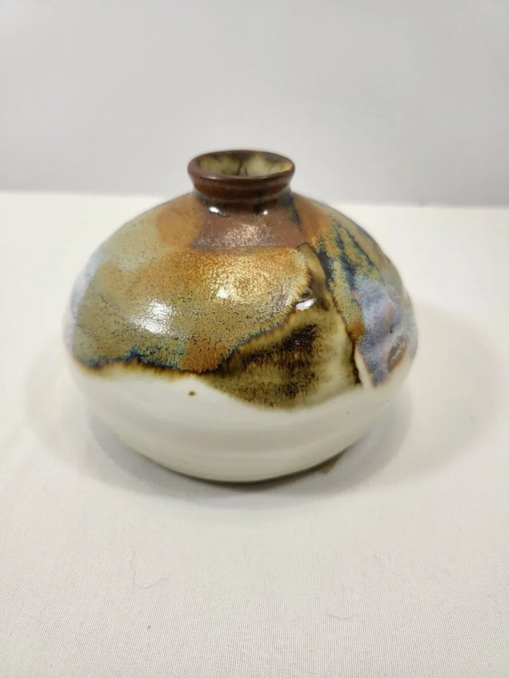 Vintage 1980s Ceramic Oil Candle with Original‎ Instructions